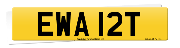 Registration number EWA 12T